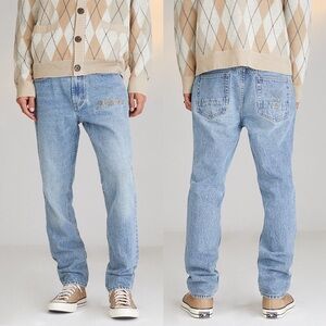 Playboy By PacSun Medium Wash Slim Taper Rigid Jeans